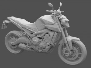 yamaha mt-09 3D Model