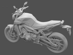yamaha mt-09 3D Model