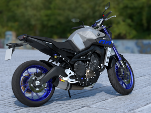 yamaha mt-09 3D Model