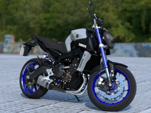 yamaha mt-09 3D Model