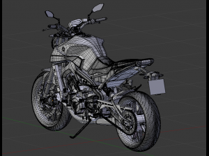 yamaha mt-09 3D Model