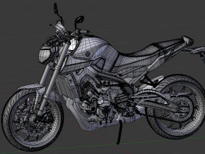 yamaha mt-09 3D Model
