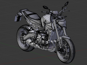yamaha mt-09 3D Model