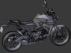 yamaha mt-09 3D Model