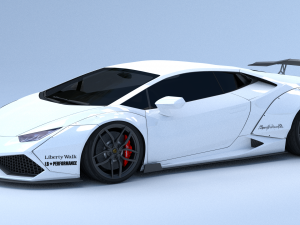 lamborghini huracan 2015 liberty walk Modelo 3D
