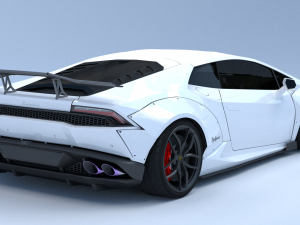 lamborghini huracan 2015 liberty walk 3D-Modell