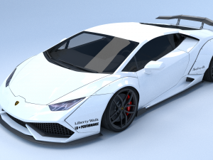 lamborghini huracan 2015 liberty walk 3D-Modell