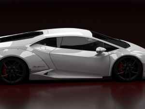 lamborghini huracan 2015 liberty walk 3D-Modell