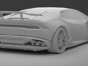 lamborghini huracan 2015 liberty walk 3D-Modell