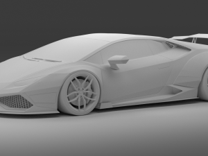 lamborghini huracan 2015 liberty walk 3D-Modell