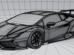 lamborghini huracan 2015 liberty walk 3D-Modell