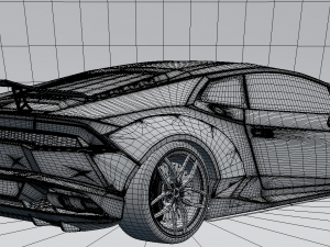 lamborghini huracan 2015 liberty walk 3D-Modell