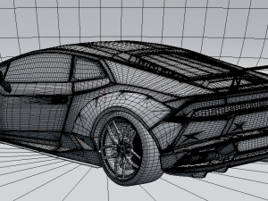lamborghini huracan 2015 liberty walk 3D-Modell