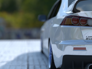 mitsubishi lancer evolution x Modèle 3D