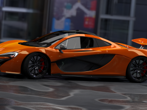 mclaren p1 Modelo 3D