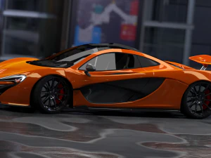 mclaren p1 3D Model
