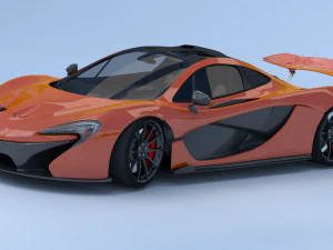 mclaren p1 3D Model