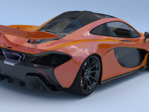 mclaren p1 Modelo 3D