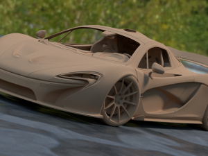 mclaren p1 Modelo 3D