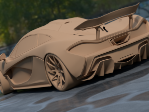 mclaren p1 Modelo 3D