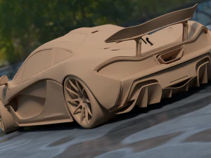 mclaren p1 3D Model