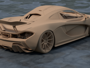 mclaren p1 Modelo 3D