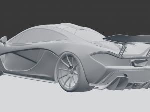 mclaren p1 Modelo 3D