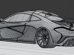 mclaren p1 Modelo 3D