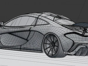 mclaren p1 3D Model
