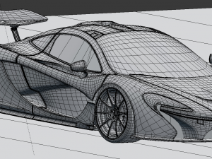 mclaren p1 Modelo 3D