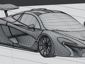 mclaren p1 3D Model