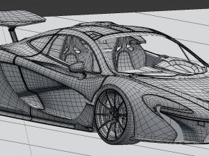 mclaren p1 Modelo 3D
