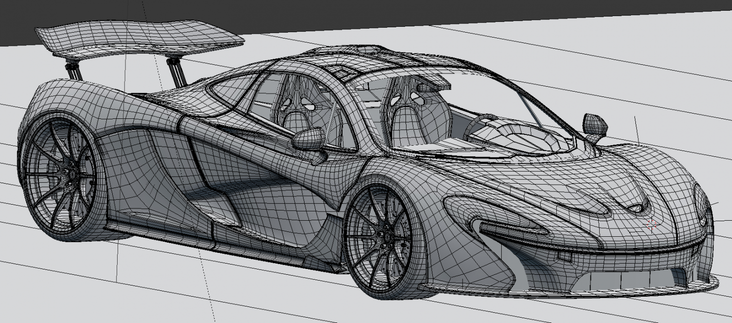Чертежи mclaren p1