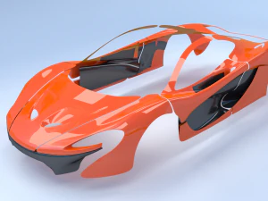 mclaren p1 3D Model