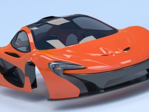 mclaren p1 Modelo 3D