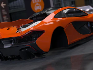 mclaren p1 3D Model