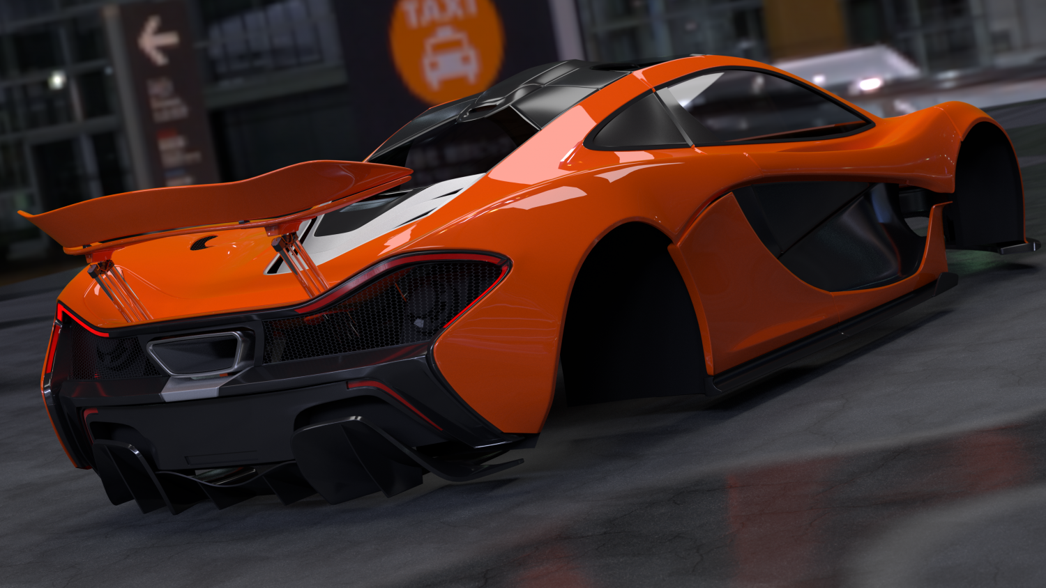Mclaren P1 3d Model In Sport Cars 3dexport