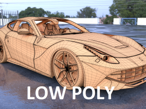 ferrari f12 berlinetta Modelo 3D