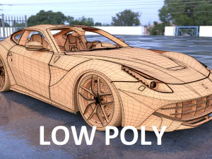 ferrari f12 berlinetta 3D Model