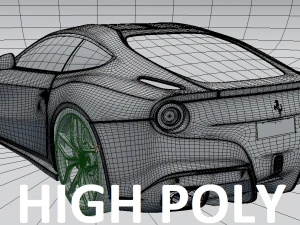 ferrari f12 berlinetta 3D Model