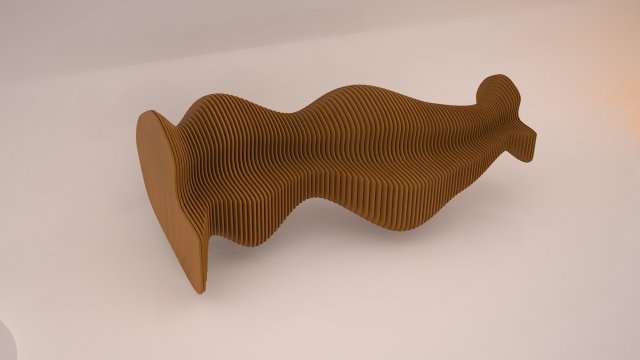 femine bench 3D 模型 .c4d .max .obj .3ds .fbx .stl .blend 