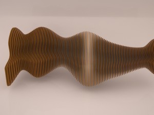 femine bench 3D 模型