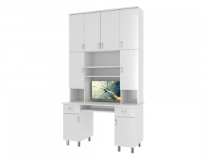 Kleiderschrank für Kinder und Bücherregale 3D Modell