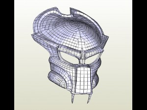 predator legionnaire with fangs 3D Модель