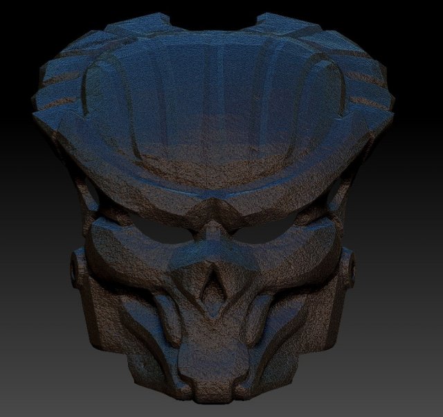 predator skull 3D मॉडल .c4d .max .obj .3ds .fbx .stl .blend 