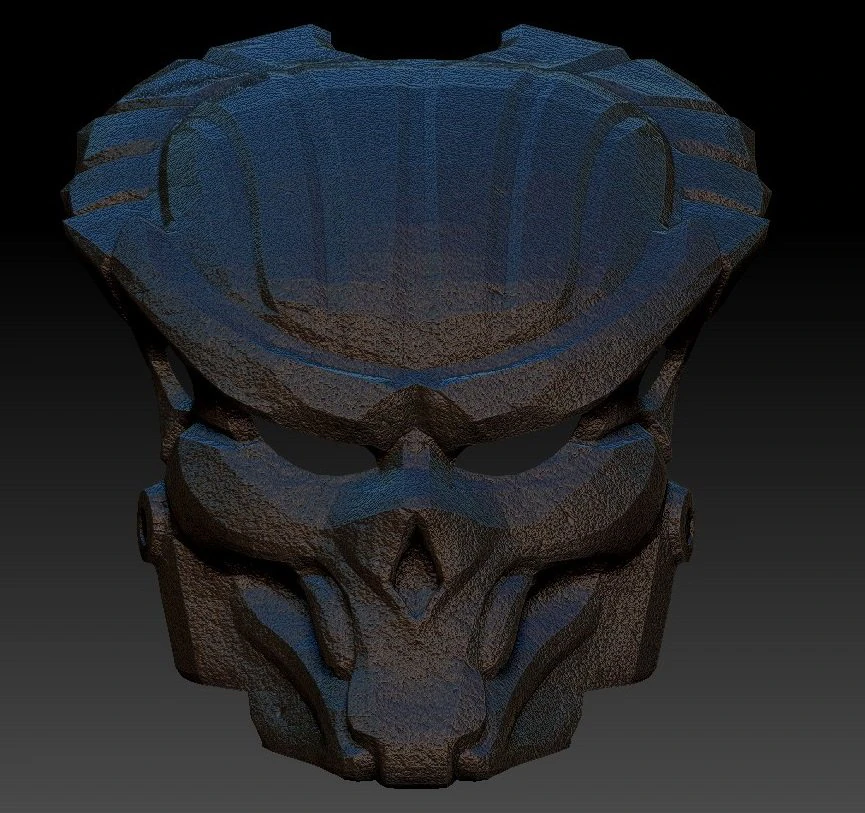 predator skull 3D Model .c4d .max .obj .3ds .fbx .stl .blend