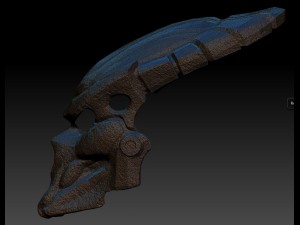 predator skull 3D मॉडल