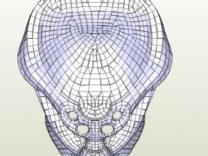 predator visor Modelo 3D