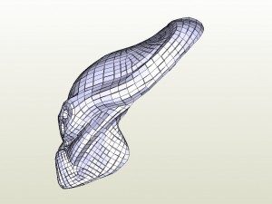 predator visor Modelo 3D