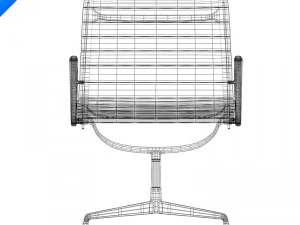 aluminium chair 3D Model